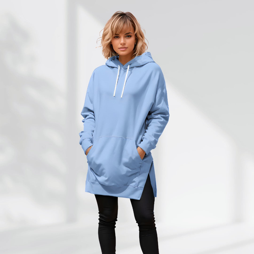 Robe sweat à capuche