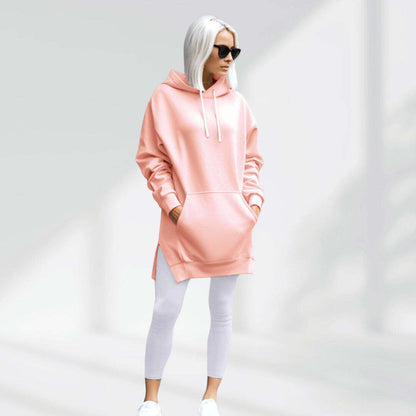 Robe sweat à capuche