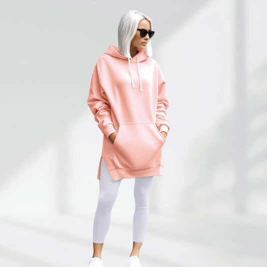 Robe sweat à capuche