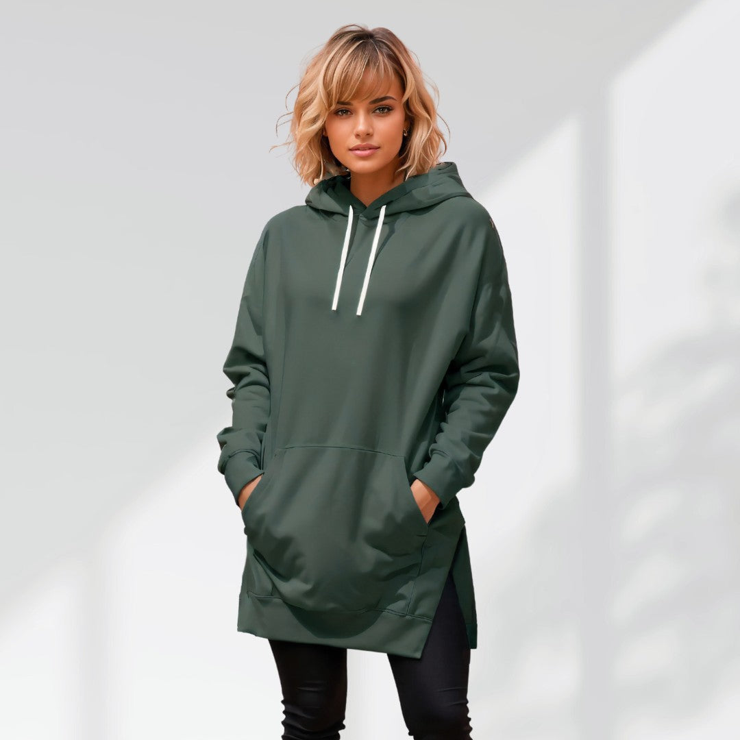 Robe sweat à capuche