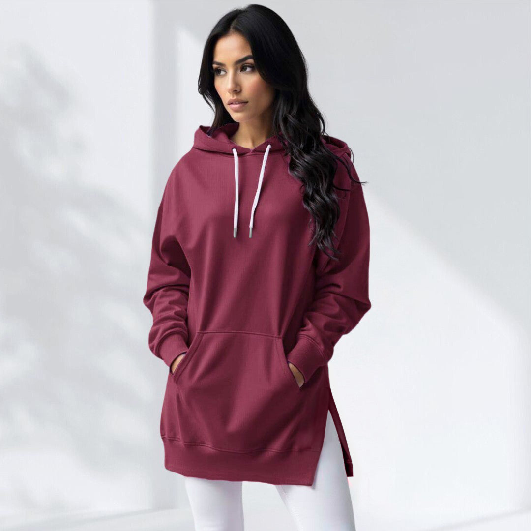 Robe sweat à capuche